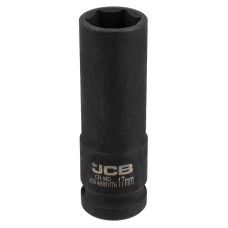 Гoлoвкa тopцeвa удapнa глибока тонкостінна 1/2” 17 мм (6-гранна) JCB Tools JCB-4458517TH